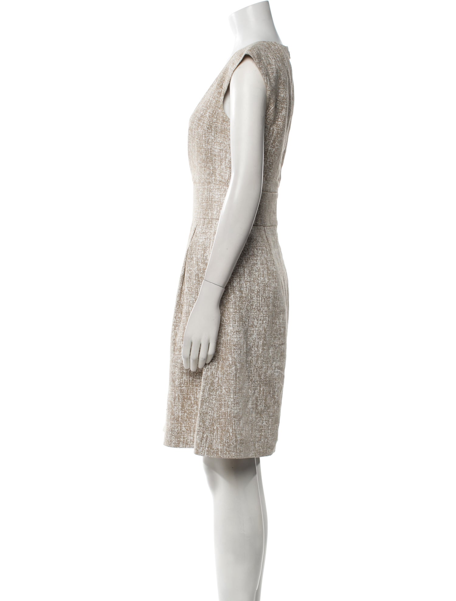Michael Kors Linen Knee-Length Dress